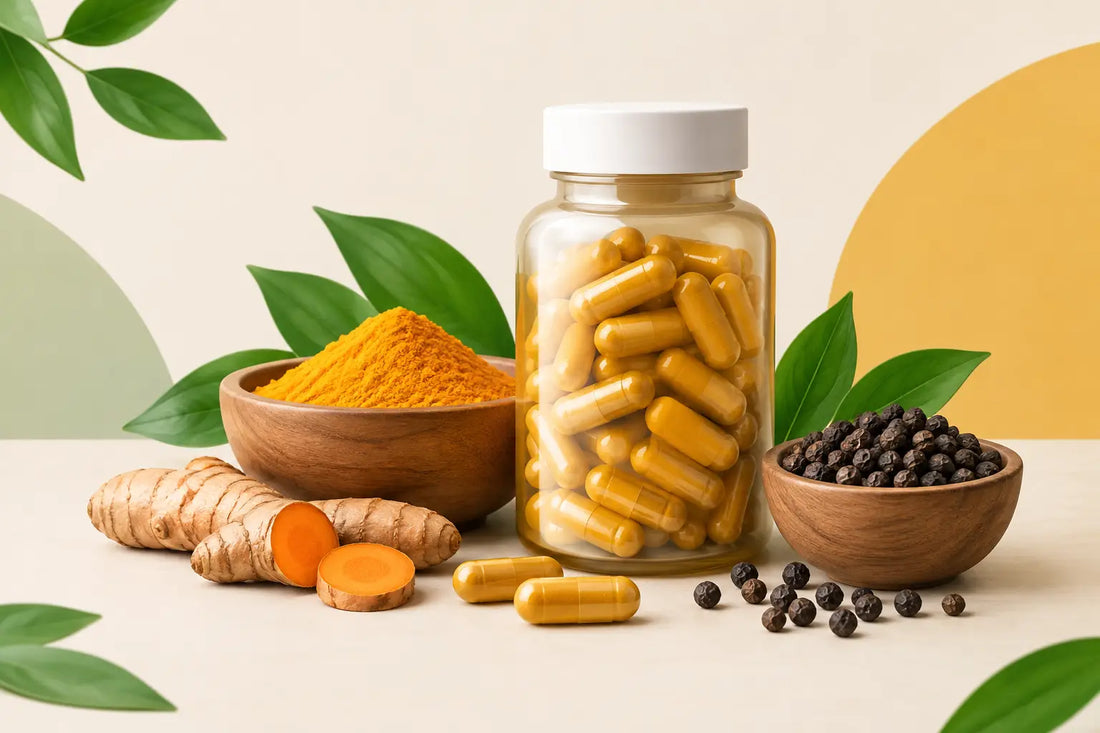 Organic Turmeric and Black Pepper Capsules
